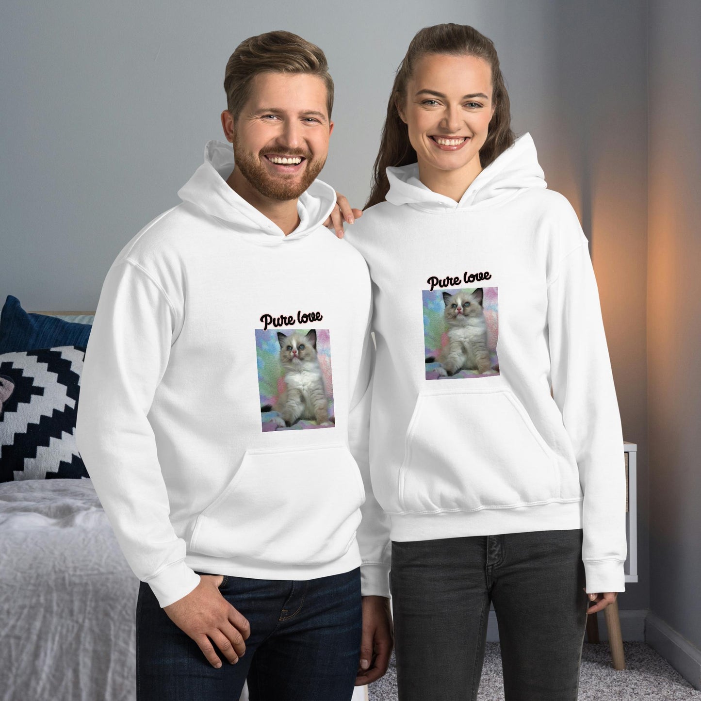 Felpa con cappuccio Fluffy