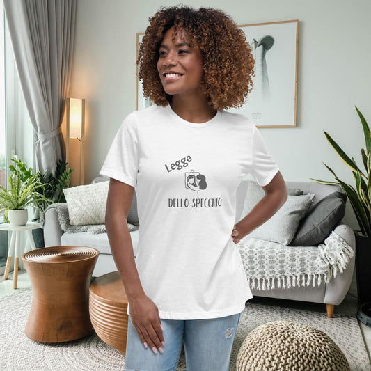 T-shirt relaxed fit donna Specchio Bianca