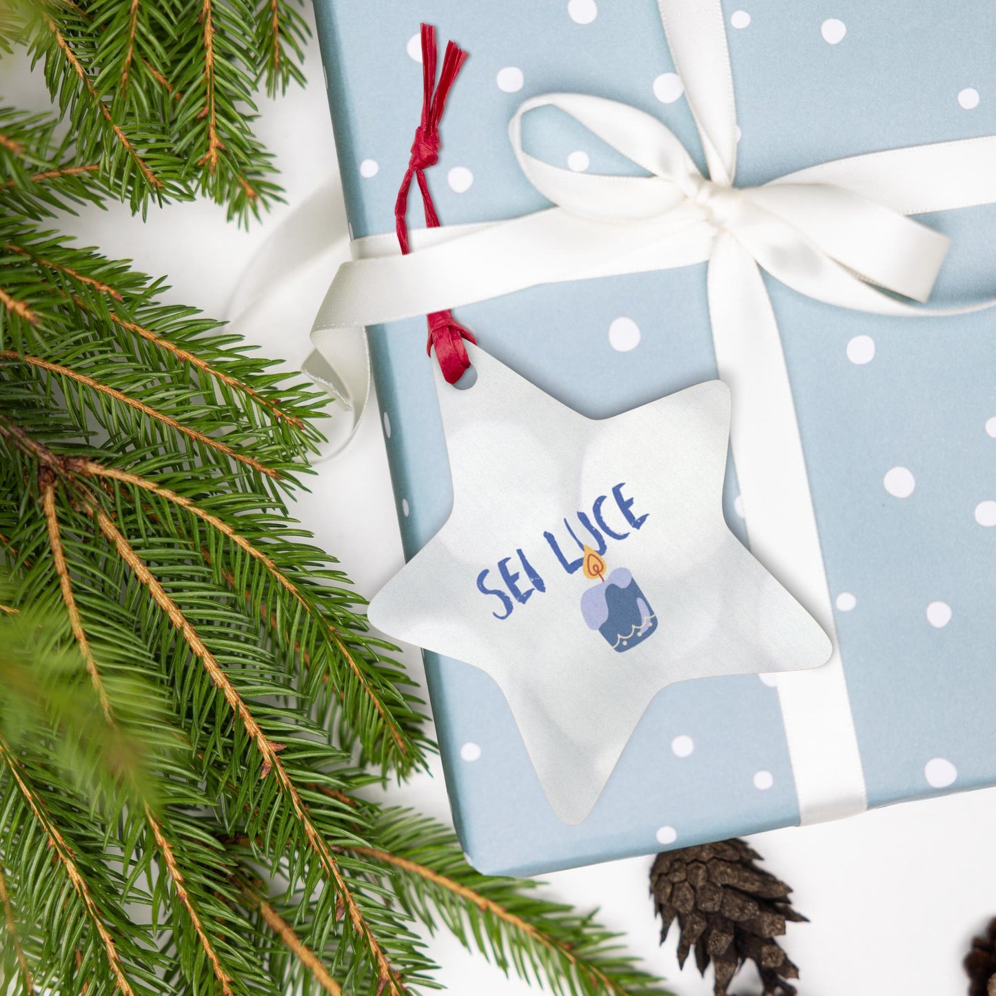 Calamita in legno Stella