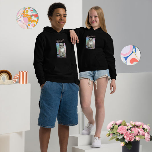 Felpa con cappuccio misto pesante teenager Fluffy